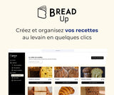 BreadUp - Annual subscription to a recipe creation and management tool