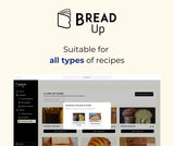 BreadUp - Annual subscription to a recipe creation and management tool