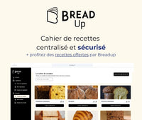 BreadUp - Abonnement annuel à un outil de création et de gestion de recettes